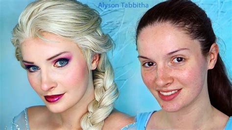Elsa Frozen Makeup Transformation Cosplay Tutorial Youtube Elsa Makeup Tutorial Makeup