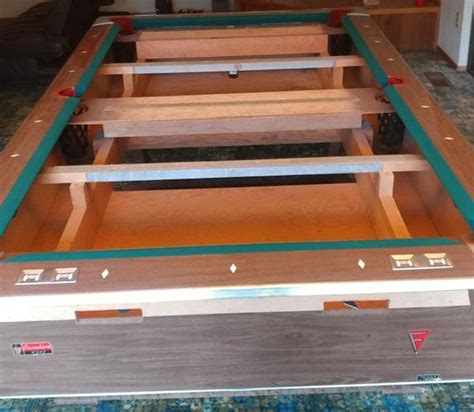 Disassembling A Fischer Pool Table