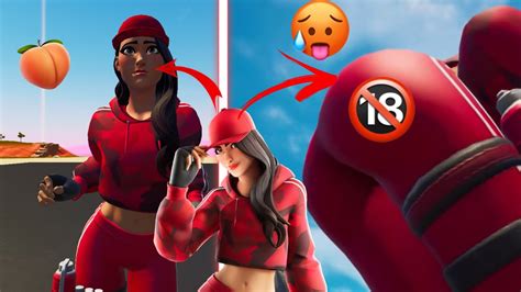 Fortnite Thicc Ruby Skin Performs Party Hips Thicc Queen