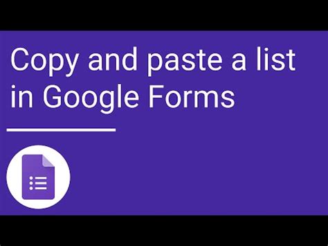 Unable to copy and paste the on the same file, i am using window 10 and 1.25.1 version of visual studio. Copy and paste a list — Google Forms - YouTube