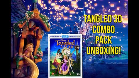 Tangled 3d Blu Ray Combo Pack Unboxing Youtube