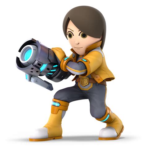 Mii Gunner As She Appears In Super Smash Bros Ultimate Smash Bros