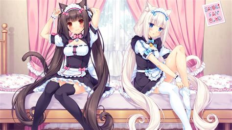 Desktop Wallpaper Chocola And Vanilla Nekopara Anime Girls Hd Image Picture Background 74eea9