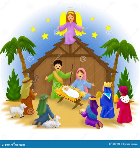 Nativity Children Royalty Free Stock Photos Image 1057928