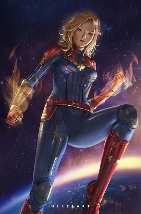 Captain Marvel By Nibelart On Deviantart