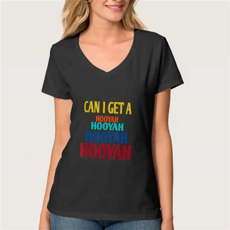 Can I Get A Hooyah T Shirt Zazzle