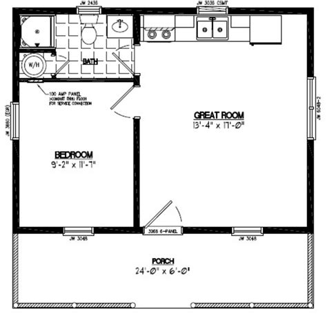 20 24x24 Cabin Plans