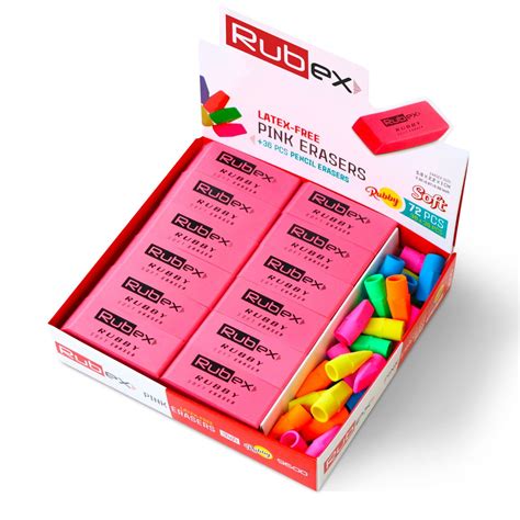 Pink Erasers Bulk Erasers For Art School And Office Use Ideal For