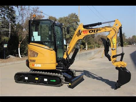 Wolf WE26 Mini Excavator YouTube