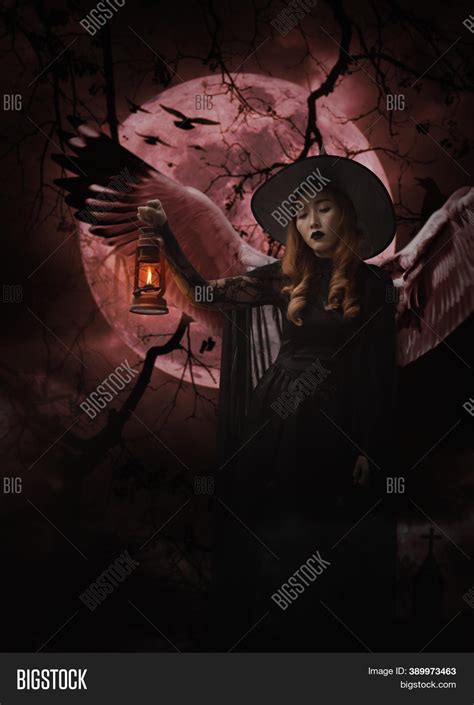 halloween witch wings image and photo free trial bigstock
