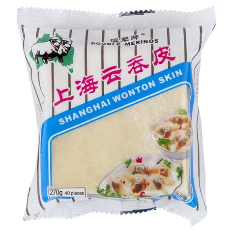 Woolworths provides general product information such as nutritional information, country of origin and product packaging for your convenience. Double Merinos Shanghai Wonton Skin 270g | Harris Farm Markets