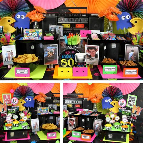 80s Party Ideas Decades Party Ideas At Birthday In A Box In 2020 80s Party Decorations 80s