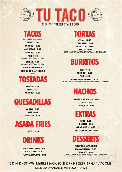 Tu Taco in Myrtle Beach, South Carolina, United States
