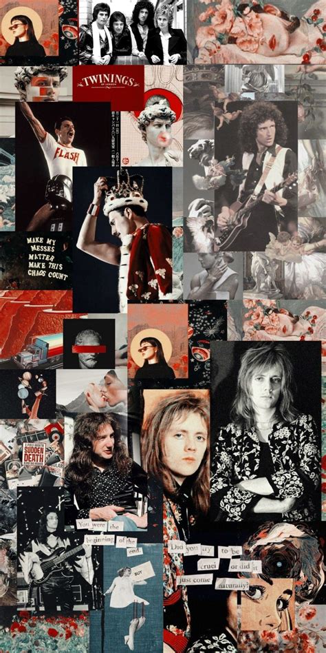 Rock Collage Music Collage Collage Poster Rock Aesthetic Queen