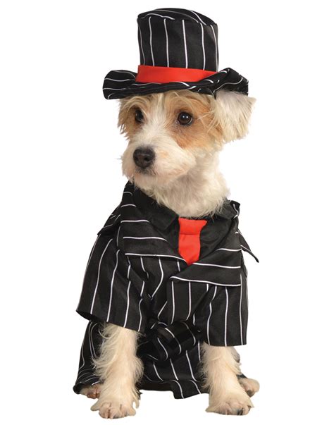 1920s Mobster Gangster Dog Pet Pinstripe Suit Halloween Costume Ebay
