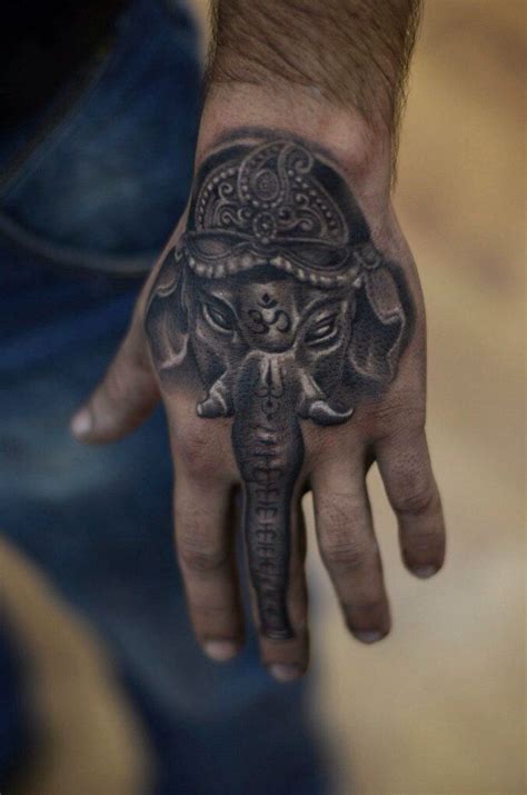 Agregar Más De 75 Ganesha Tatuaje Mano última Vn