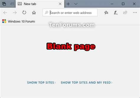Change What New Tabs In Microsoft Edge Open With Tutorials