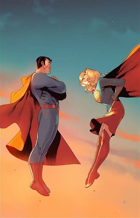 Kal El And Kara Zor L Superman Art Superhero Art Dc Comics Art