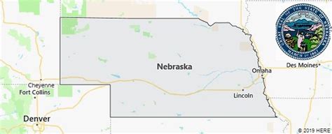 Nebraska Map Of Cities And Towns