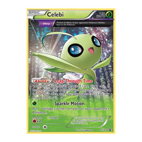 Save the game once you receive celebi at a poké mart. Celebi XY93 XY Black Star Promo Pokemon Card NEAR MINT TCG