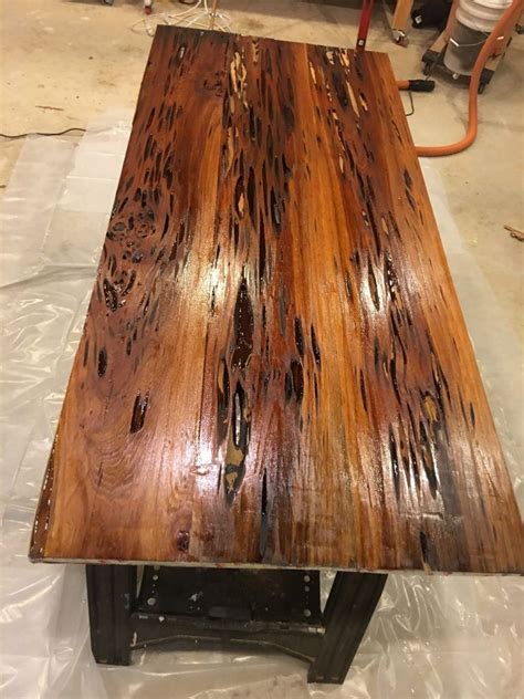 Or to make beautiful furniture from round saw cuts of a. DIY Pecky Cypress Table | Pahjo Designs | Reclaimed wood ...