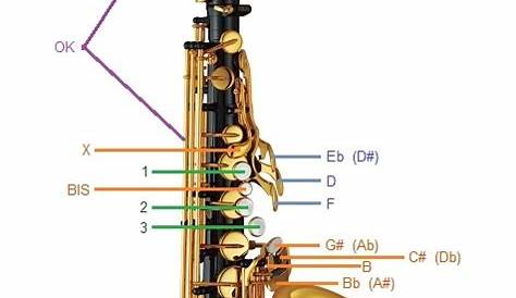 fingering chart alto saxophone