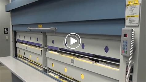 Automated Vertical Carousels Storing Paper Files For Construction Projects