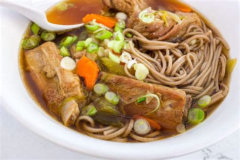 Pork Rib Soup With Noodles Cook Eat World