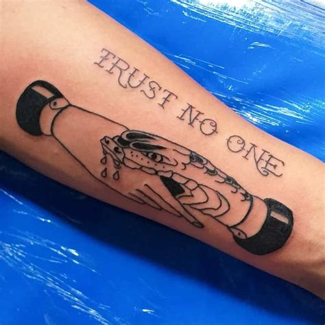 Top 69 Best Trust No One Tattoo Ideas 2021 Inspiration Guide