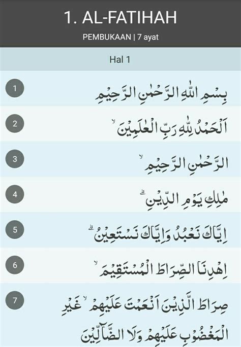 Detail Ada Berapa Tasydid Dalam Surat Al Fatihah Koleksi Nomer 9