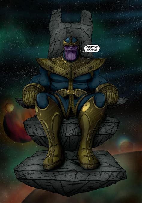 Thanos By Scottlewisart On Deviantart