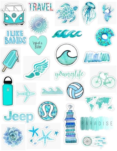 Teal Tumblr Stickers Aesthetic Blue Waves Aqua Edit Overlay Sticker