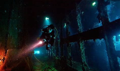 Inside The Yamigiri Maru Maximum Depth 32m Truk Lagoon Wreck