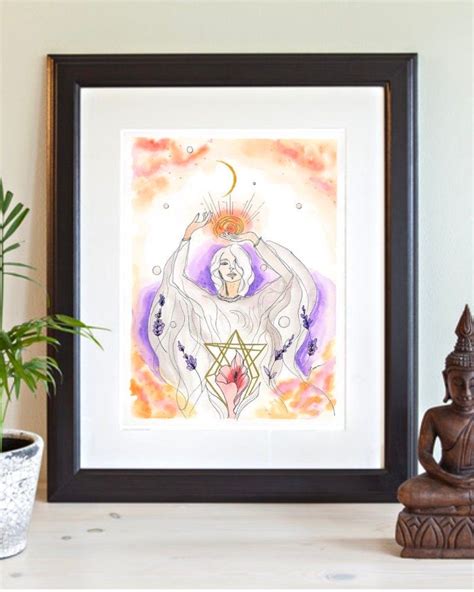 Goddess Artwork For Altar Divine Feminine Art Spiritual Etsy Canada