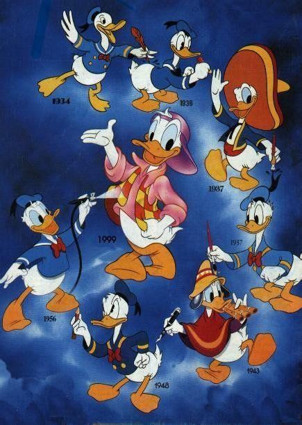 Donald Duck Evolution Thru The Years By Polskienagrania1990 On Deviantart