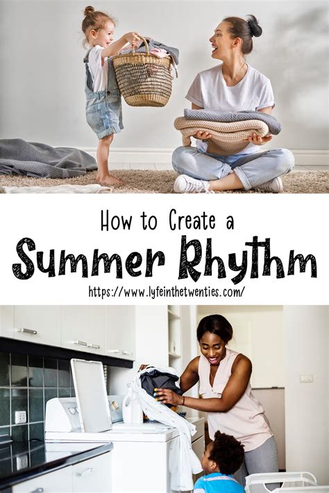 Create A Summer Rhythm Summer Homeschool Summer Rhythms