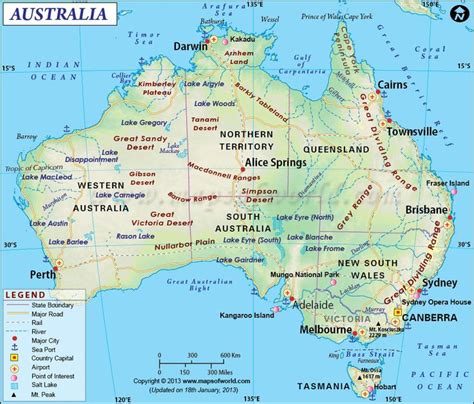 Sixth Largest Country Covering 2941299 Sq Miles The Biggest Cities