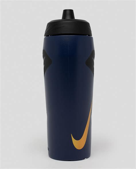 Nike 24oz Hyperfuel Water Bottle In Midnight Navyblackblackmetallic