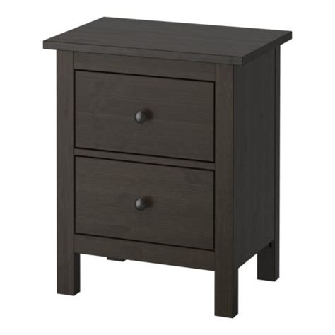 The description of ikea bedroom furniture chest of drawers app. HEMNES Chest of 2 drawers - black-brown - IKEA