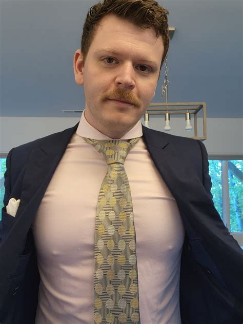 Suited88 On Twitter Still Rocking The Stash And Showing Off The Tits