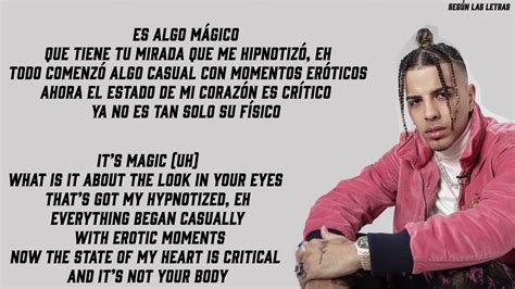 Rauw Alejandro Algo Mágico Letra English Lyrics Translation Youtube