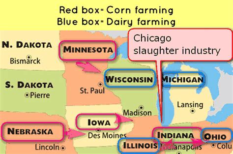 Map Dairy Corn Belt Usa Mrunal Org Flickr