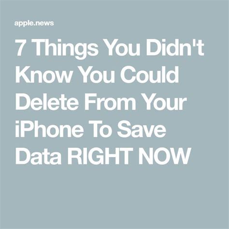 7 Things You Didnt Know You Could Delete From Your Iphone To Save Data