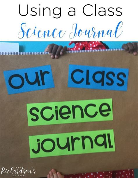 Class Science Journal Mrs Richardsons Class Science Journal