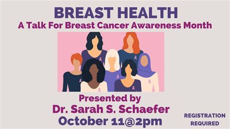 Breast Health A Talk For Breast Cancer Awareness Month Livingston