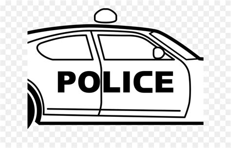 Car Clipart Police Police Car Clipart Black And White Flyclipart