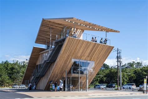 Kengo Kumas Tottori Cafe Is A ‘staircase To The Sky The Spaces