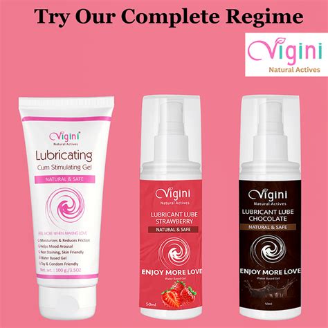 Vigini Strawberry Long Time Sex Lubricant Lube Water Based