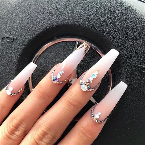 Acrylic Nails Ombre With Diamonds Glow In The Dark Acrylic Nail Kit