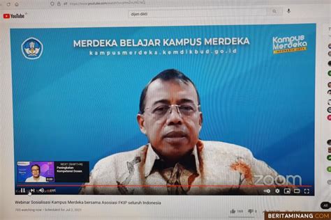Rektor Unp Prof Ganefri Phd Program Mbkm Indonesia Diapresiasi